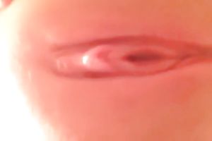 Amateur sexy girlfriend of mine flashed and masturbated her wet crack a bit