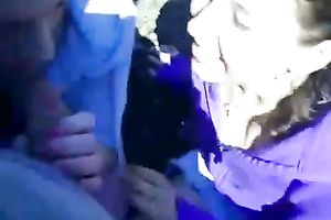 Young and lustful red head gives her boyfriend an outdoor oral