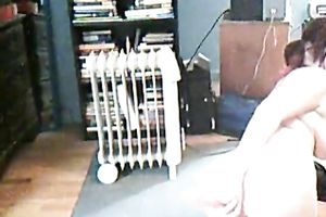 Dark haired also pale and large bottomed mother I'd like to fuck played with snatch and love bubbles