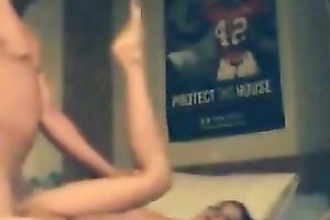 eighteen year old sweetheart rides my hard ramrod like a real cowgirl