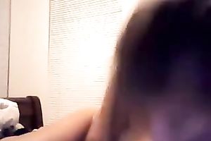 Ardent webcam chick was engulfing boyfriend's 10-Pounder like a real harlot