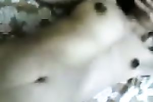 Kinky lustful non-professional Arab brunette hair exposes her breasts and booty on web camera