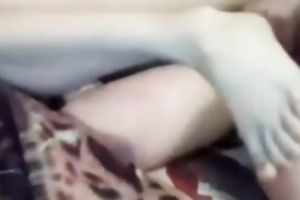 Amateur likewise pallid nympho got nailed in steamy spoon position