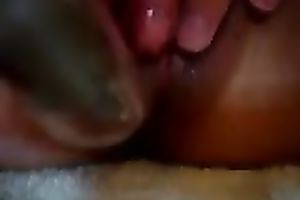 My large merry love button in closeup homemade movie scene