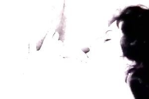 Curly brunette hair wench has mutual oral sex with blonde stud