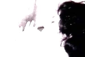 Curly brunette hair wench has mutual oral sex with blonde stud