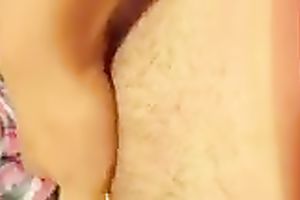 Rubbing and fondling my hairless legal age teenager cum-hole and self filming