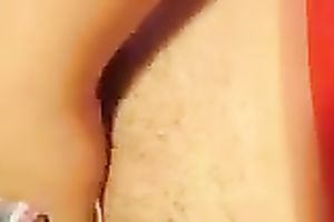 Rubbing and fondling my hairless legal age teenager cum-hole and self filming