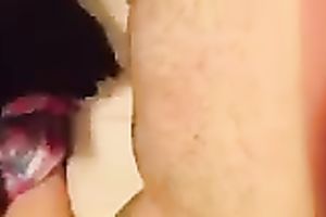 Rubbing and fondling my hairless legal age teenager cum-hole and self filming