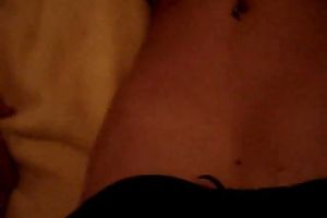 Graceful Russian golden-haired girlfriend teases me with her pantoons