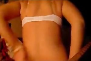 Busty brunette hair amateur web camera legal age teenager dildoing herself