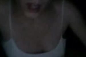 Desirable girl fingering moist twat in arousing solo clip