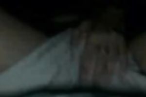 Desirable girl fingering moist twat in arousing solo clip