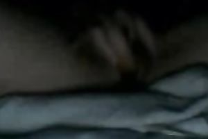Desirable girl fingering moist twat in arousing solo clip