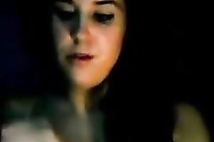 Wondrous all alone buxom livecam emo amateur wife played with her hawt mangos