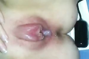 My perverted white bitch just likes masturbating in front of me