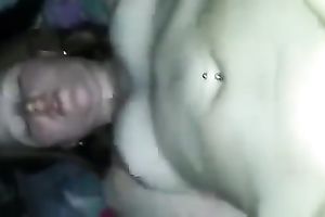 My perverted white bitch just likes masturbating in front of me