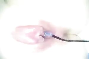 My perverted white bitch just likes masturbating in front of me