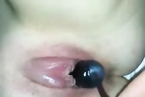 My perverted white bitch just likes masturbating in front of me