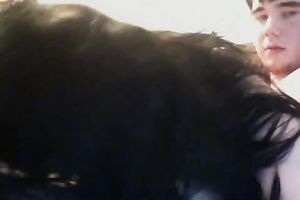 Sweet breasty webcam legal age teenager gives tugjob to her boyfriend