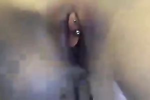 Exciting wet goodies of a lewd dark brown college black cock sluts