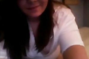 Using red dildo lusty cam beauty was trying to show me her sex habits