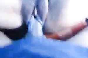 Banging sexy hotwife in her wazoo as that babe bows over on the floor