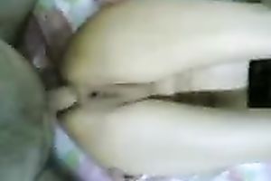 Juggy Arab wench lies in front of me during the time that stroke her large soaked zeppelins