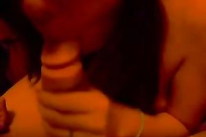 My cute Asian girlfriend gives me astounding blowjob in POV