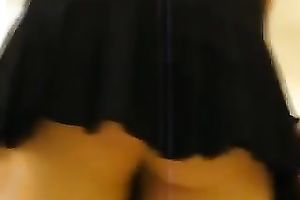 My black cock sluts looks very delightful in her dangerously short petticoat