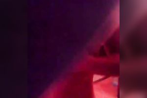 Kinky dilettante nympho undressed her puffy pierced teats and large wobblers