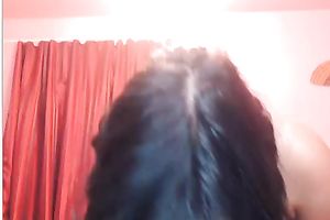 Pretty amateur wife with big bra buddies chats topless on cam with her friends