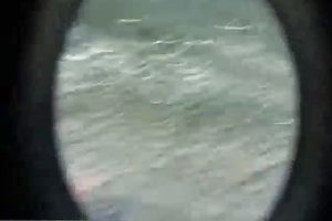 Naughty white milf rides her partner on the exposed beach