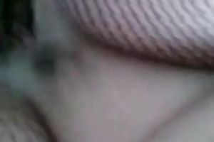 Extremely chubby blowlerina with black hair got drilled missionary style