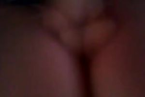 My Russian girlfriend turns her butt to my side and I plug a sex toy