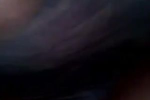 My Russian girlfriend turns her butt to my side and I plug a sex toy