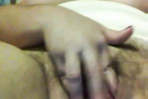 Fabulous big beautiful woman Married slut enjoys rubbing her aft shaggy vagina on my camera