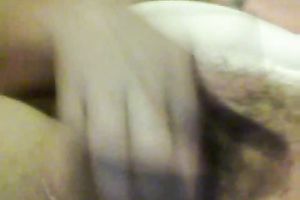 Fabulous big beautiful woman Married slut enjoys rubbing her aft shaggy vagina on my camera