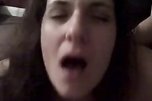 Sharing my marvelous dark brown dirty slut wife with my ally in 3some