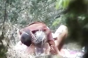 Spy clip of my ally fucking his wench in the forest