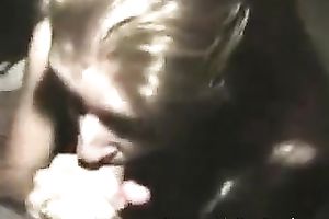 Feeding my blond girlfriend whore with fresh load of jism