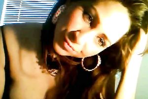 Busty web camera seductress knows what indeed receives my jock hard