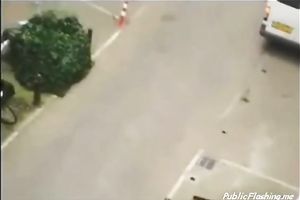 Extreme public sex in the street daytime voyeur clip
