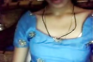 Sweet and youthful dilettante Indiab sweetheart flashes her tiny marangos