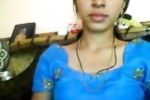 Sweet and youthful dilettante Indiab sweetheart flashes her tiny marangos