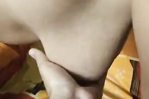 My large breasted girlfriend gave me one hell of a titjob