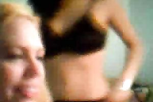 Two shiny college hoes expose me their agreeable tits on cam chat