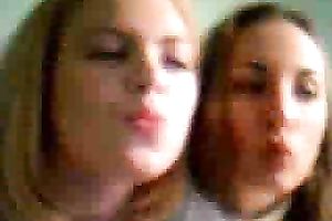 Two shiny college hoes expose me their agreeable tits on cam chat