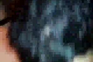 Nice unfathomable fleshly head from white non-professional housewife