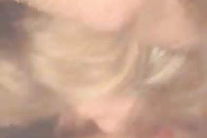 Another hawt lustful blond engulfing my weenie in a hotel room